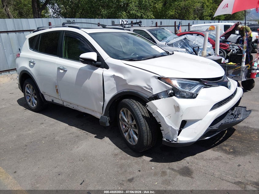 2016 Toyota Rav 4 VIN JTMDJREVXGD040421 IAAI salvage auction — FRONT & REAR, Salvage (Utah), sold $5,200 on 2026-07-30 (photo 1)
