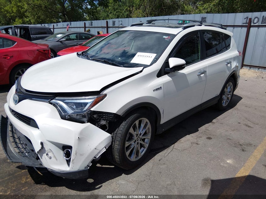 2016 Toyota Rav 4 VIN JTMDJREVXGD040421 IAAI salvage auction — FRONT & REAR, Salvage (Utah), sold $5,200 on 2026-07-30 (photo 2)