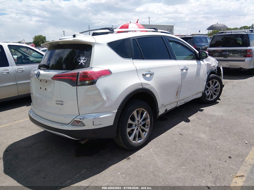 2016 Toyota Rav 4 VIN JTMDJREVXGD040421 IAAI salvage auction — FRONT & REAR, Salvage (Utah), sold $5,200 on 2026-07-30 (photo 4)