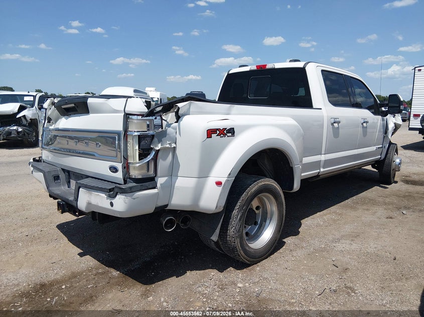 2020 Ford F450 VIN 1FT8W4DT3LEC39210 IAAI salvage auction — FRONT END, Salvage Title, sold $13,650 on 2026-09-01 (photo 4)