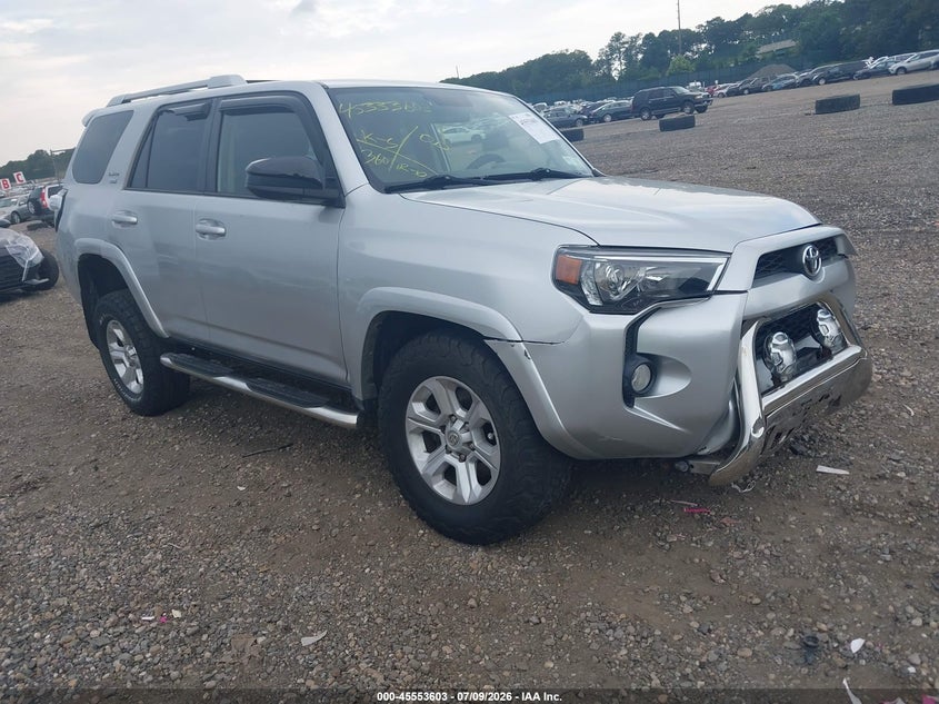 2015 Toyota 4runner VIN JTEBU5JR8F5207363 IAAI salvage auction — LEFT FRONT, Mv-907A (New York), sold $7,000 on 2026-07-28 (photo 1)