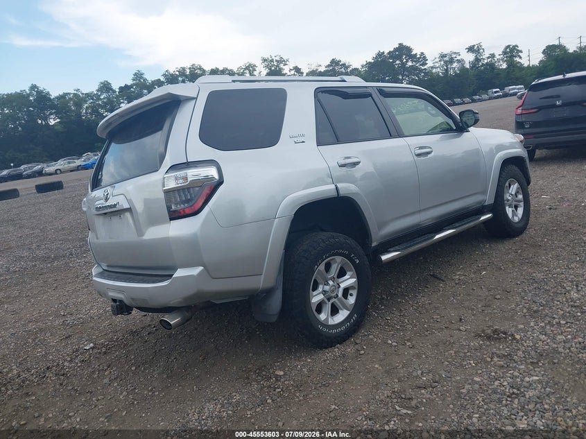 2015 Toyota 4runner VIN JTEBU5JR8F5207363 IAAI salvage auction — LEFT FRONT, Mv-907A (New York), sold $7,000 on 2026-07-28 (photo 4)
