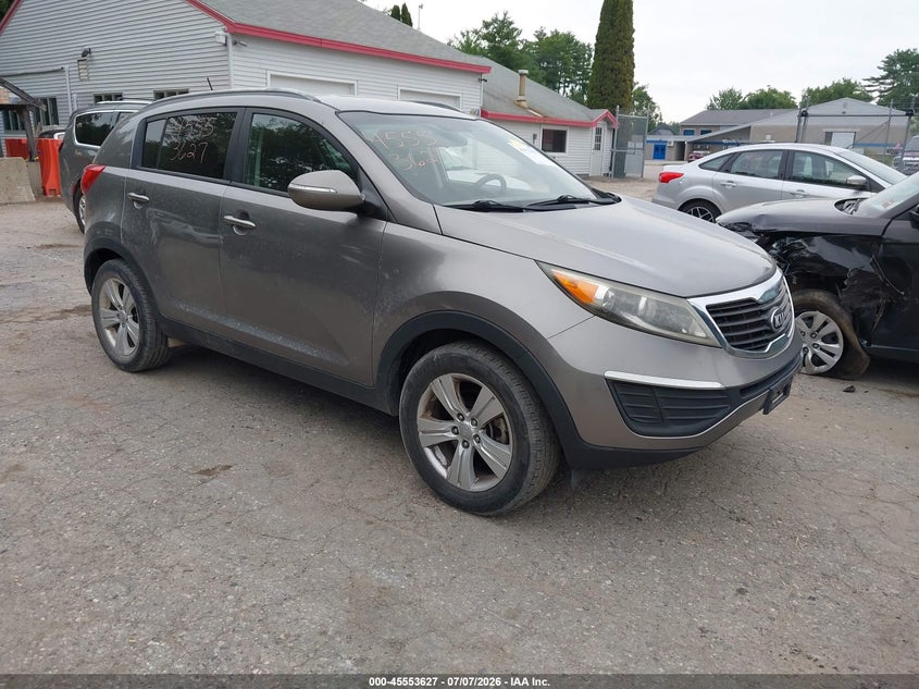 2013 Kia Sportage VIN KNDPB3A21D7358635 IAAI salvage auction — NORMAL WEAR, Original (Maine), sold $1,650 on 2026-07-13 (photo 1)