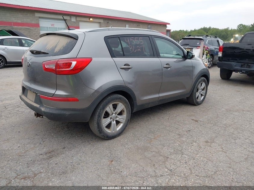 2013 Kia Sportage VIN KNDPB3A21D7358635 IAAI salvage auction — NORMAL WEAR, Original (Maine), sold $1,650 on 2026-07-13 (photo 4)