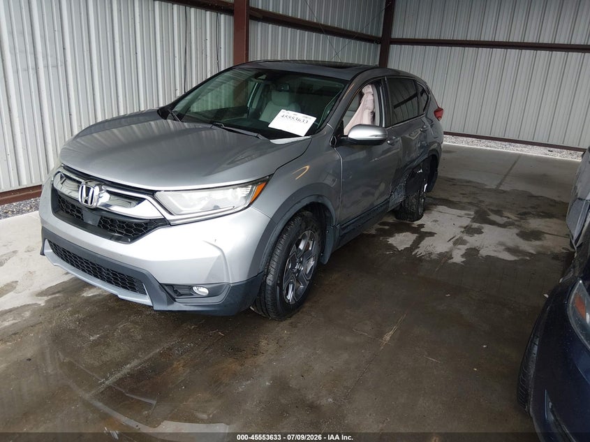 2018 Honda Cr-v VIN 2HKRW2H88JH642417 IAAI salvage auction — LEFT SIDE, Salvage Title, sold $7,200 on 2026-08-22 (photo 2)