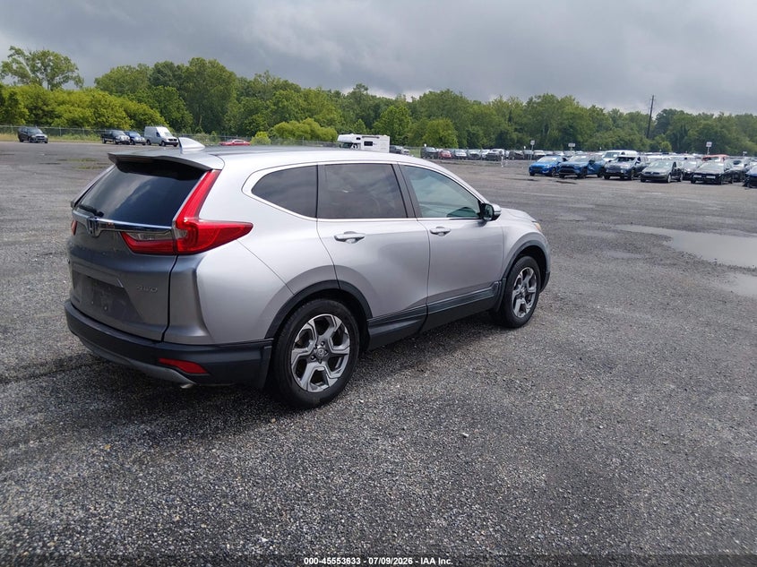 2018 Honda Cr-v VIN 2HKRW2H88JH642417 IAAI salvage auction — LEFT SIDE, Salvage Title, sold $7,200 on 2026-08-22 (photo 4)