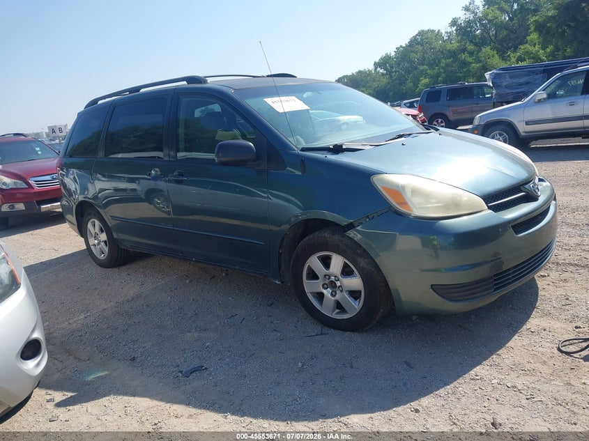 2005 Toyota Sienna VIN 5TDZA23C25S364186 IAAI salvage auction — NORMAL WEAR, Clear (Kansas), sold $525 on 2026-07-29 (photo 1)