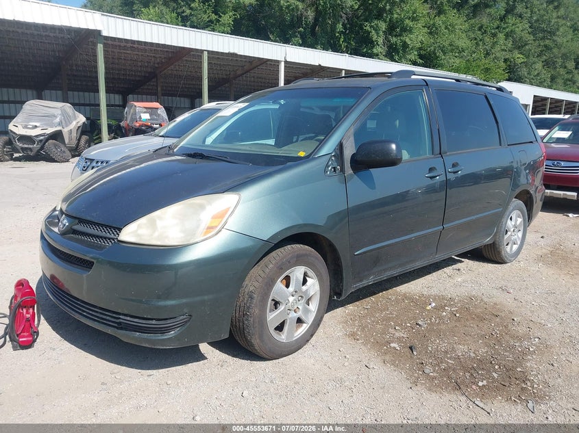 2005 Toyota Sienna VIN 5TDZA23C25S364186 IAAI salvage auction — NORMAL WEAR, Clear (Kansas), sold $525 on 2026-07-29 (photo 2)