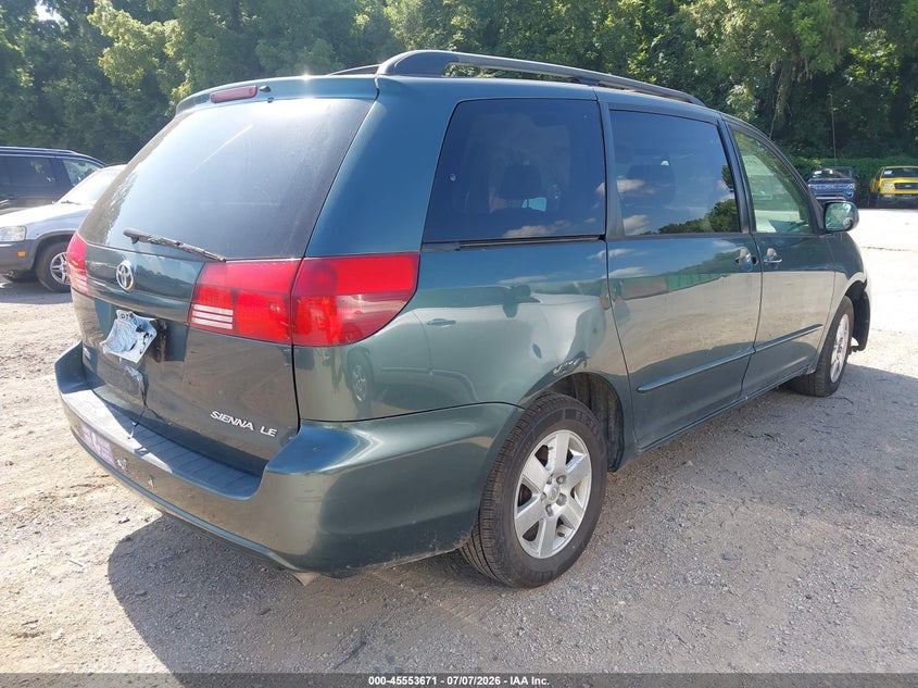 2005 Toyota Sienna VIN 5TDZA23C25S364186 IAAI salvage auction — NORMAL WEAR, Clear (Kansas), sold $525 on 2026-07-29 (photo 4)