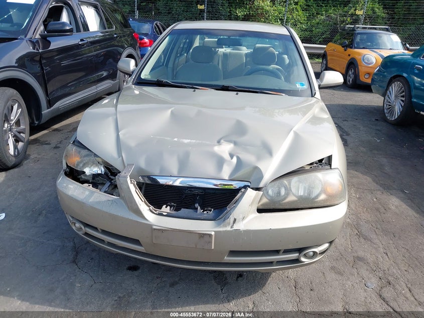 2006 Hyundai Elantra VIN KMHDN46D46U215219 IAAI salvage auction — FRONT END, Salvage (North Carolina), sold $350 on 2026-07-23 (photo 6)