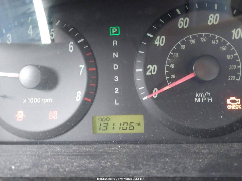 2006 Hyundai Elantra VIN KMHDN46D46U215219 IAAI salvage auction — FRONT END, Salvage (North Carolina), sold $350 on 2026-07-23 (photo 7)