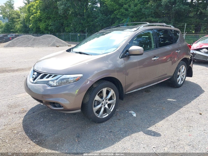 2014 Nissan Murano VIN JN8AZ1MW7EW514077 IAAI salvage auction — REAR END, Salvage (Ohio), sold $1,350 on 2026-07-15 (photo 2)