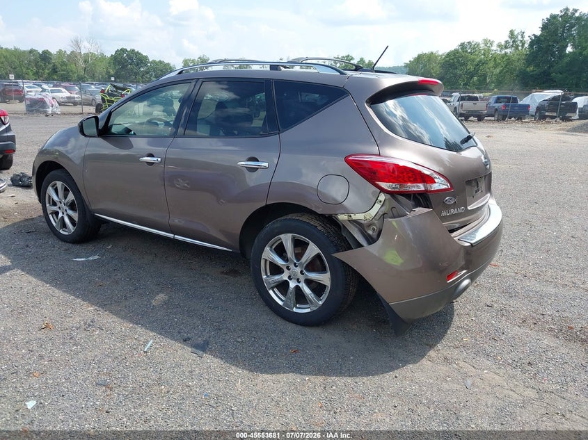 2014 Nissan Murano VIN JN8AZ1MW7EW514077 IAAI salvage auction — REAR END, Salvage (Ohio), sold $1,350 on 2026-07-15 (photo 3)