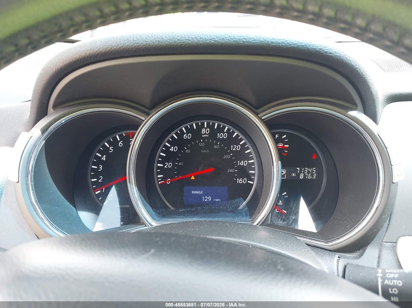 2014 Nissan Murano VIN JN8AZ1MW7EW514077 IAAI salvage auction — REAR END, Salvage (Ohio), sold $1,350 on 2026-07-15 (photo 7)