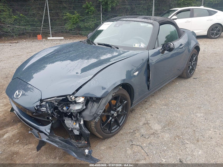 2022 Mazda Mx-5 VIN JM1NDAC75N0504477 IAAI salvage auction — FRONT END, Salvage (Pennsylvania), sold $3,950 on 2026-07-11 (photo 6)