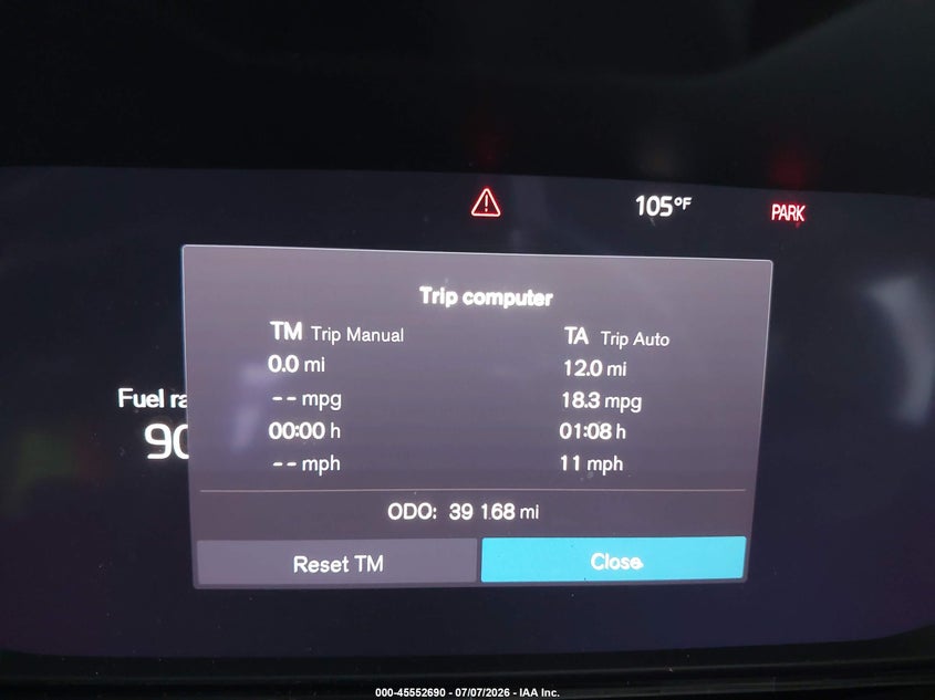 2023 Volvo Xc40 VIN YV4L12UW8P2967018 IAAI salvage auction — FRONT END, Wait Title, sold $7,500 on 2026-08-18 (photo 7)