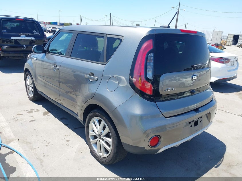 2018 Kia Soul VIN KNDJP3A58J7531709 IAAI salvage auction — NORMAL WEAR, Clear - Dealer Only (California), sold $1,525 on 2026-07-29 (photo 3)