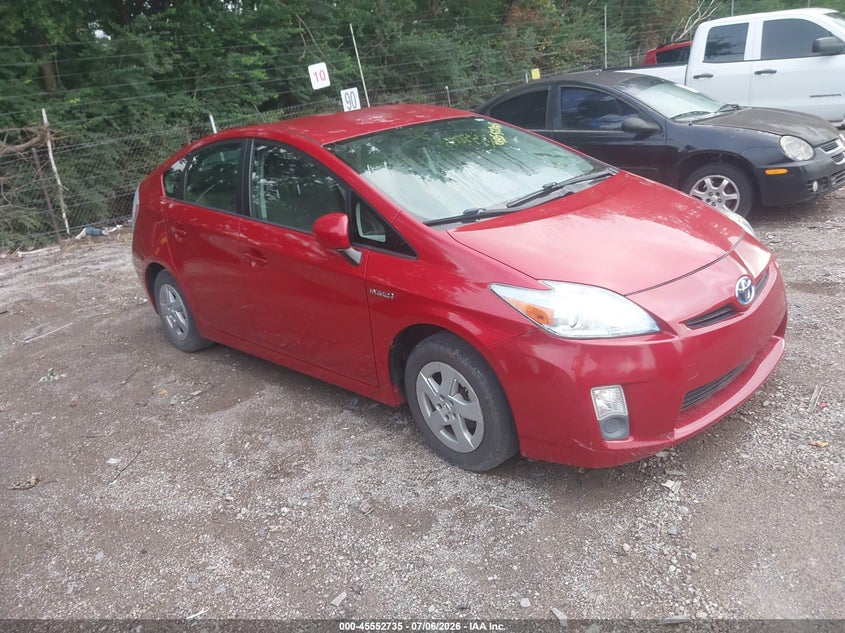 2011 Toyota Prius VIN JTDKN3DU5B0257828 IAAI salvage auction — FRONT END, Clear (Montana), sold $3,500 on 2026-07-15 (photo 1)