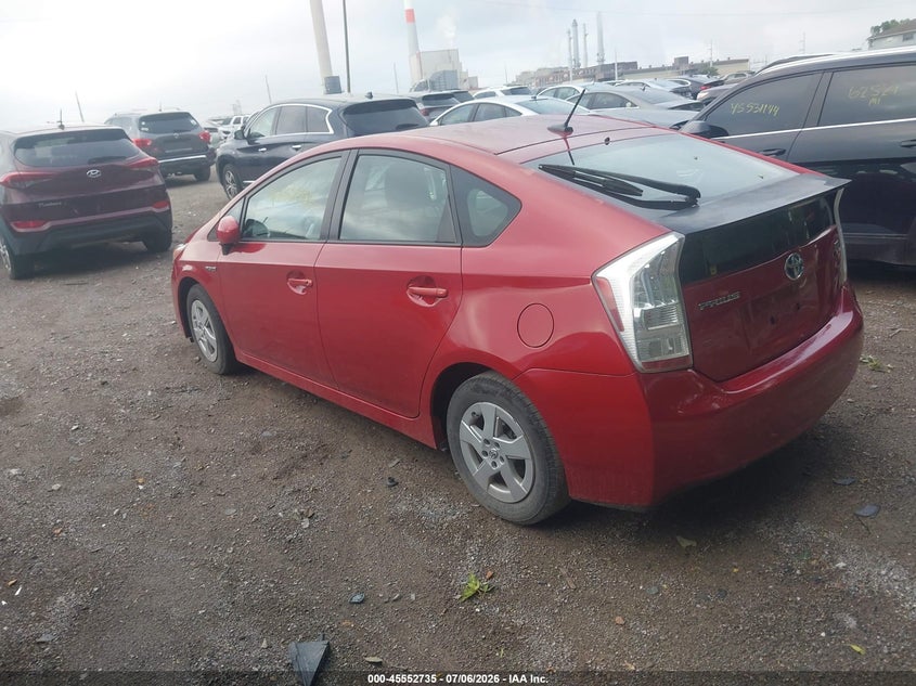 2011 Toyota Prius VIN JTDKN3DU5B0257828 IAAI salvage auction — FRONT END, Clear (Montana), sold $3,500 on 2026-07-15 (photo 3)