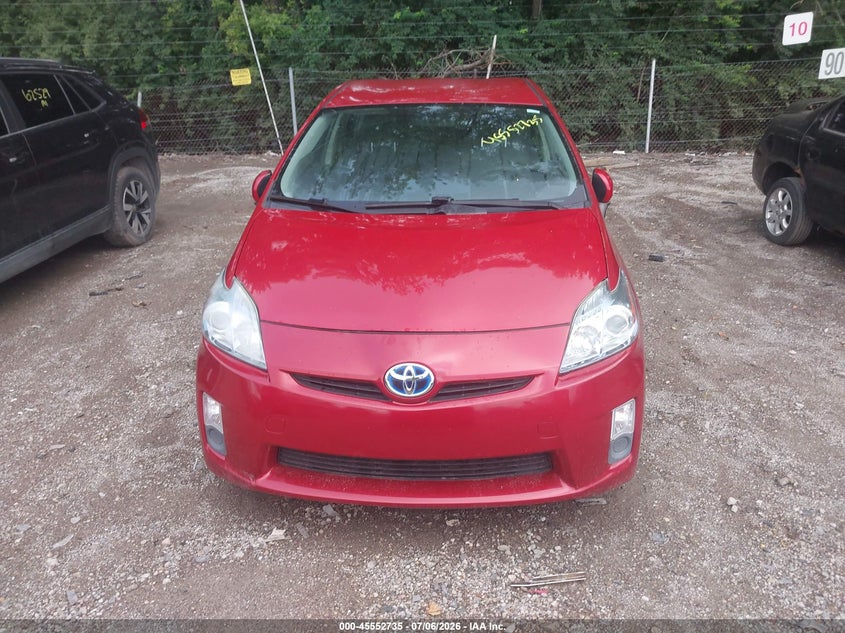 2011 Toyota Prius VIN JTDKN3DU5B0257828 IAAI salvage auction — FRONT END, Clear (Montana), sold $3,500 on 2026-07-15 (photo 6)