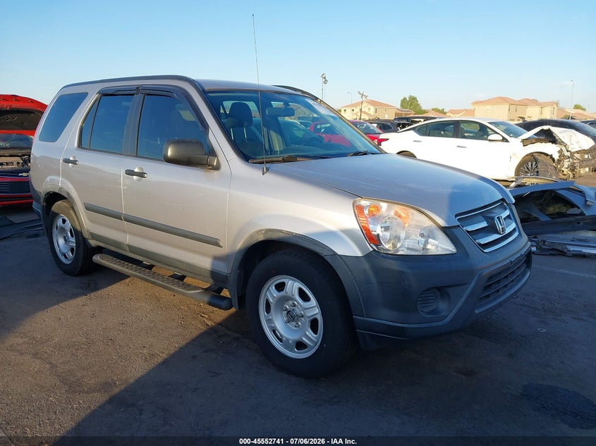 2005 Honda Cr-v VIN JHLRD78525C013605 IAAI salvage auction — LEFT FRONT, Salvage (Arizona), sold $1,050 on 2026-07-28 (photo 1)