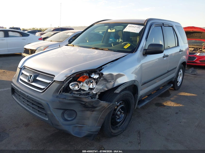 2005 Honda Cr-v VIN JHLRD78525C013605 IAAI salvage auction — LEFT FRONT, Salvage (Arizona), sold $1,050 on 2026-07-28 (photo 6)