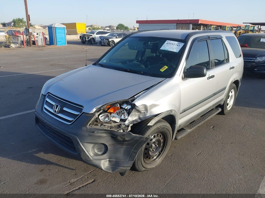 2005 Honda Cr-v VIN JHLRD78525C013605 IAAI salvage auction — LEFT FRONT, Salvage (Arizona), sold $1,050 on 2026-07-28 (photo 2)