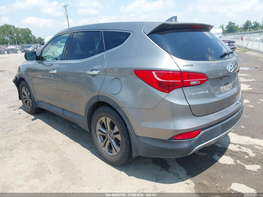 2014 Hyundai Santa fe VIN 5XYZU3LB4EG128530 IAAI salvage auction — FRONT END, Wait Title, sold $2,050 on 2026-08-01 (photo 3)