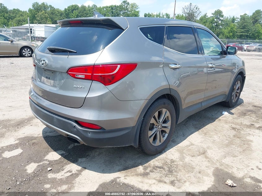2014 Hyundai Santa fe VIN 5XYZU3LB4EG128530 IAAI salvage auction — FRONT END, Wait Title, sold $2,050 on 2026-08-01 (photo 4)
