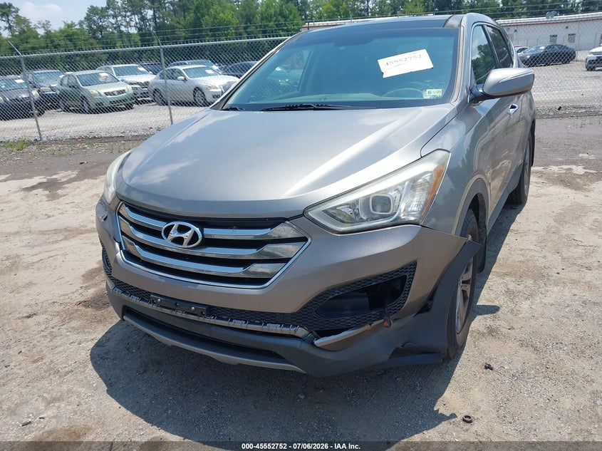 2014 Hyundai Santa fe VIN 5XYZU3LB4EG128530 IAAI salvage auction — FRONT END, Wait Title, sold $2,050 on 2026-08-01 (photo 6)