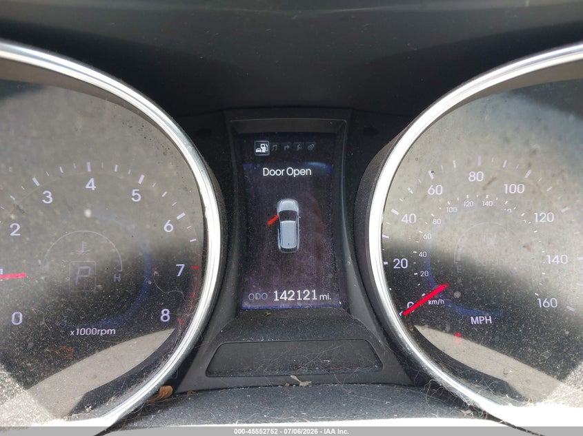2014 Hyundai Santa fe VIN 5XYZU3LB4EG128530 IAAI salvage auction — FRONT END, Wait Title, sold $2,050 on 2026-08-01 (photo 7)