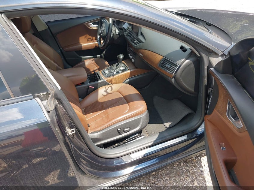 2012 Audi A7 VIN WAUYGAFCXCN145797 IAAI salvage auction — FRONT END, Clear (Indiana), sold $1,225 on 2026-07-29 (photo 5)