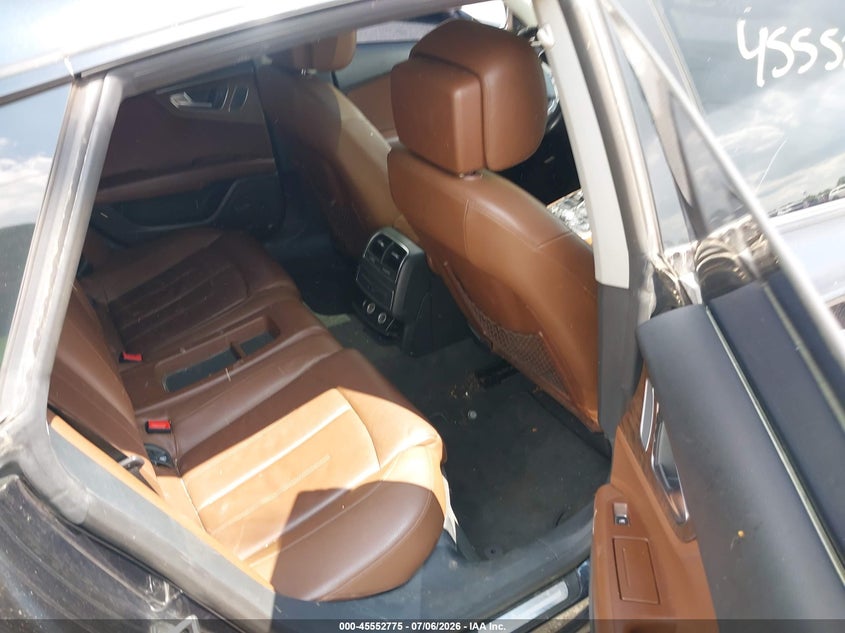 2012 Audi A7 VIN WAUYGAFCXCN145797 IAAI salvage auction — FRONT END, Clear (Indiana), sold $1,225 on 2026-07-29 (photo 8)