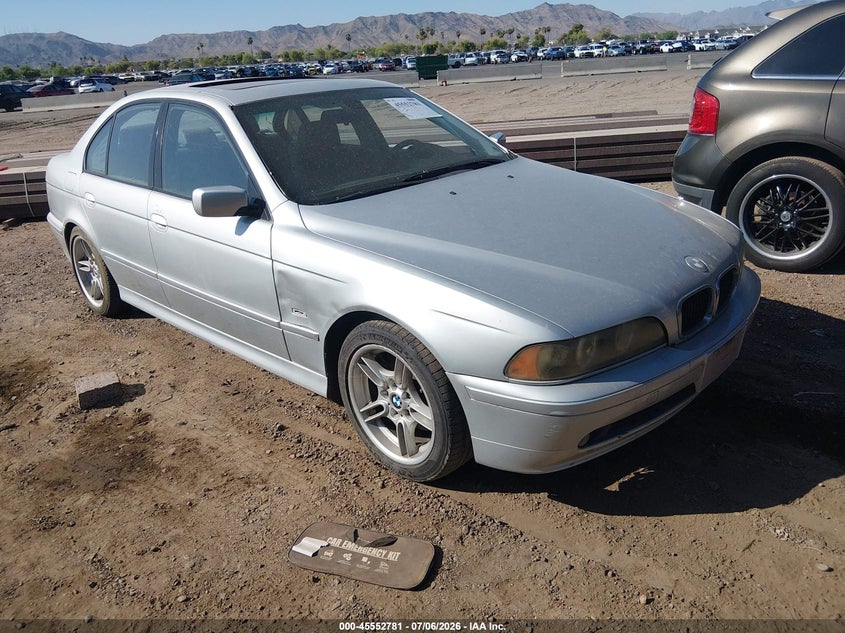 2002 BMW 5 series VIN WBADN63432GN86673 IAAI salvage auction — NORMAL WEAR, Clear-Dealer Only (Arizona), sold $725 on 2026-07-28 (photo 1)