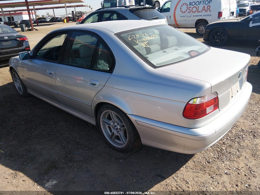 2002 BMW 5 series VIN WBADN63432GN86673 IAAI salvage auction — NORMAL WEAR, Clear-Dealer Only (Arizona), sold $725 on 2026-07-28 (photo 3)