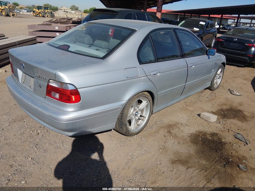 2002 BMW 5 series VIN WBADN63432GN86673 IAAI salvage auction — NORMAL WEAR, Clear-Dealer Only (Arizona), sold $725 on 2026-07-28 (photo 4)