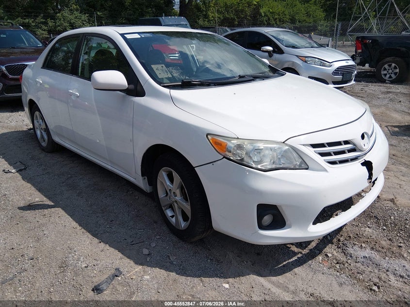 2013 Toyota Corolla VIN 5YFBU4EE1DP122516 IAAI salvage auction — FRONT END, Original (West Virginia), sold $2,650 on 2026-07-22 (photo 1)