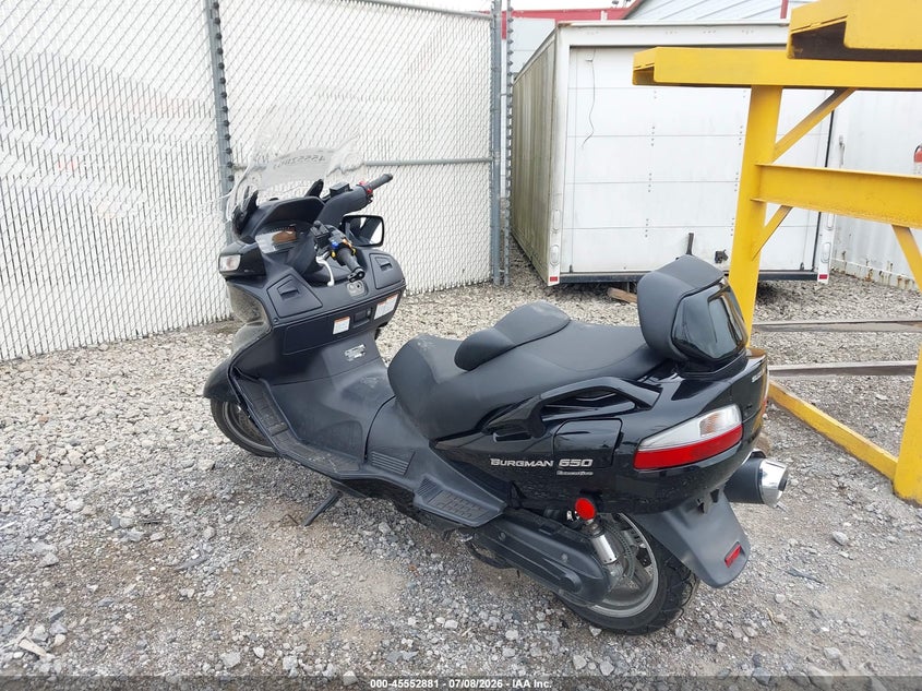2009 Suzuki An650 VIN JS1CP51B292101056 IAAI salvage auction — FRONT END, Salvage (Pennsylvania), sold $425 on 2026-07-28 (photo 3)