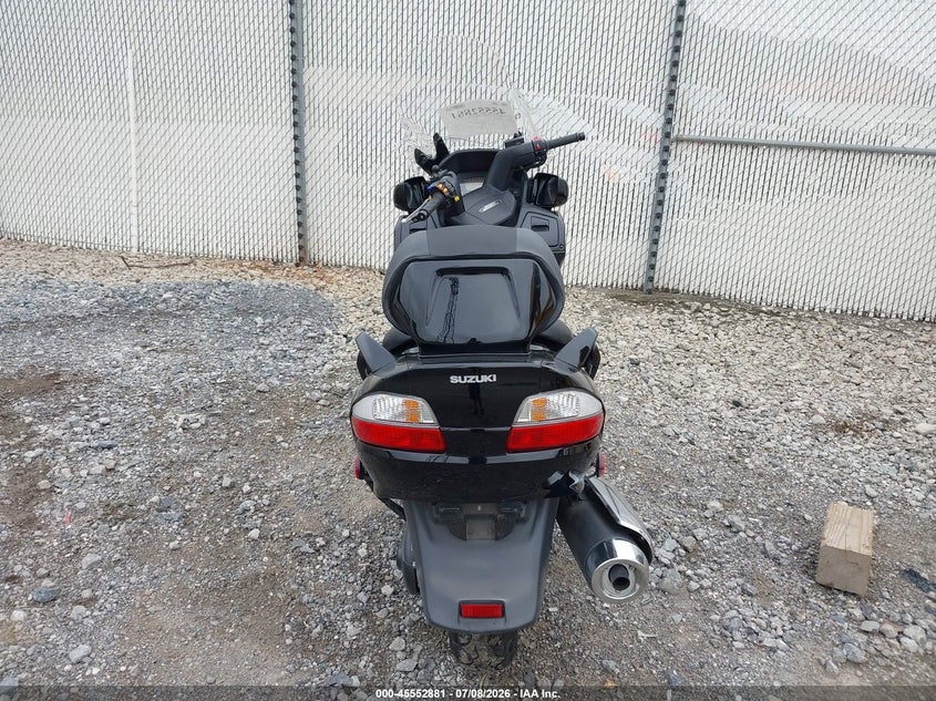 2009 Suzuki An650 VIN JS1CP51B292101056 IAAI salvage auction — FRONT END, Salvage (Pennsylvania), sold $425 on 2026-07-28 (photo 6)