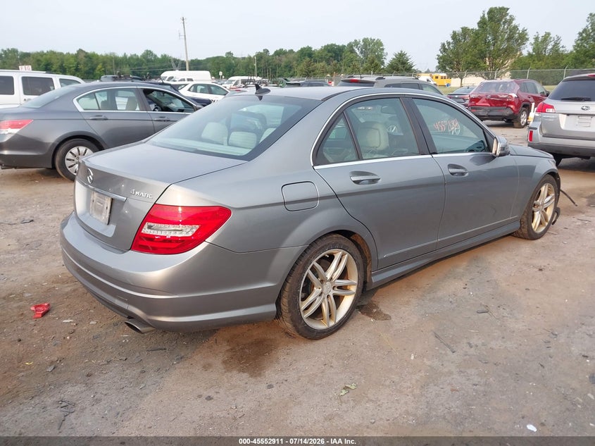 2012 Mercedes-benz C-klasse VIN WDDGF8BB2CA605250 IAAI salvage auction — FRONT END, Mv-907A (New York), sold $525 on 2026-07-28 (photo 4)