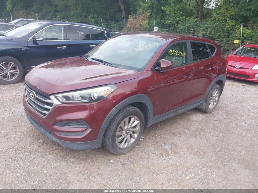 2017 Hyundai Tucson VIN KM8J23A41HU527109 IAAI salvage auction — FRONT END, Clear (Indiana), sold $3,550 on 2026-07-29 (photo 2)