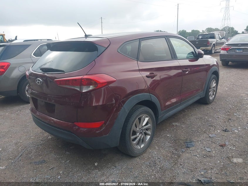 2017 Hyundai Tucson VIN KM8J23A41HU527109 IAAI salvage auction — FRONT END, Clear (Indiana), sold $3,550 on 2026-07-29 (photo 4)