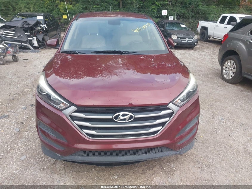 2017 Hyundai Tucson VIN KM8J23A41HU527109 IAAI salvage auction — FRONT END, Clear (Indiana), sold $3,550 on 2026-07-29 (photo 6)