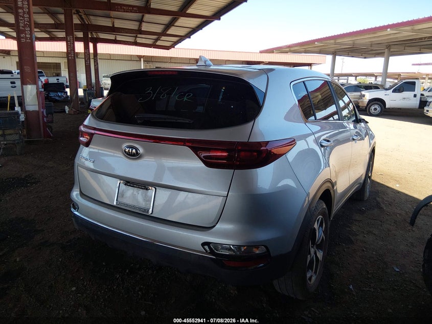 2020 Kia Sportage VIN KNDPM3AC9L7801762 IAAI salvage auction — FRONT END, Salvage Title, sold $2,350 on 2026-08-03 (photo 4)