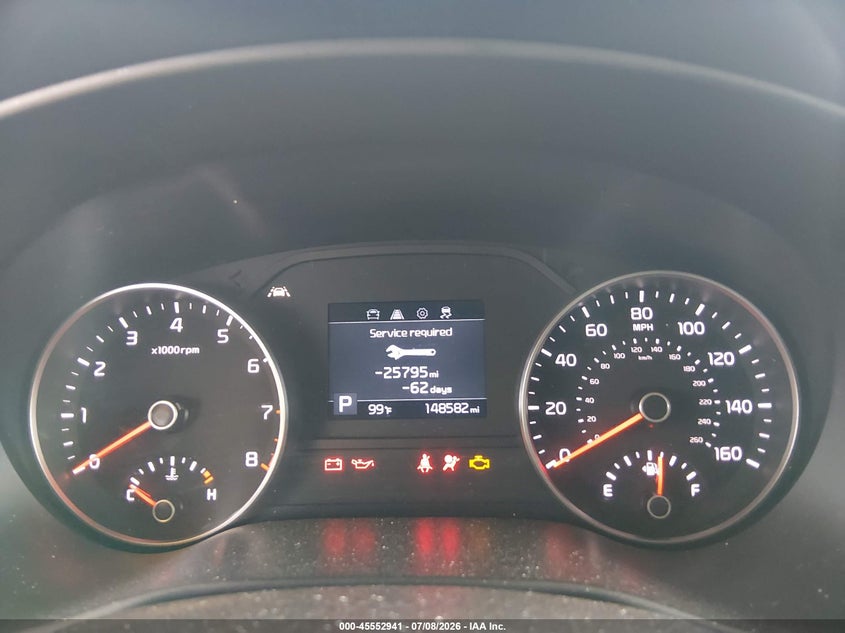 2020 Kia Sportage VIN KNDPM3AC9L7801762 IAAI salvage auction — FRONT END, Salvage Title, sold $2,350 on 2026-08-03 (photo 7)
