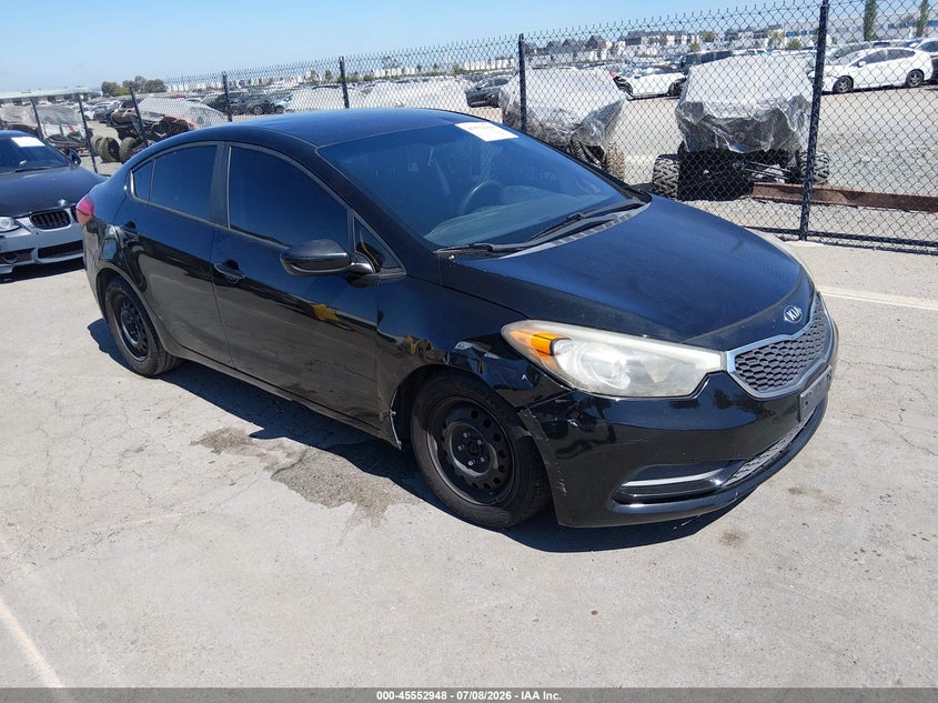 2016 Kia Forte VIN KNAFK4A67G5545203 IAAI salvage auction — RIGHT SIDE, Salvage (California), sold $1,400 on 2026-07-20 (photo 1)