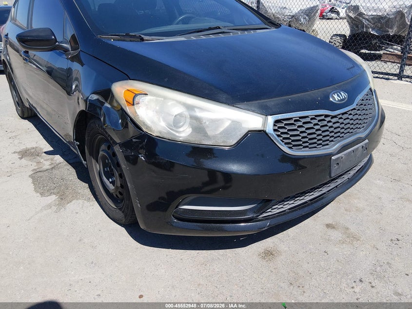 2016 Kia Forte VIN KNAFK4A67G5545203 IAAI salvage auction — RIGHT SIDE, Salvage (California), sold $1,400 on 2026-07-20 (photo 6)