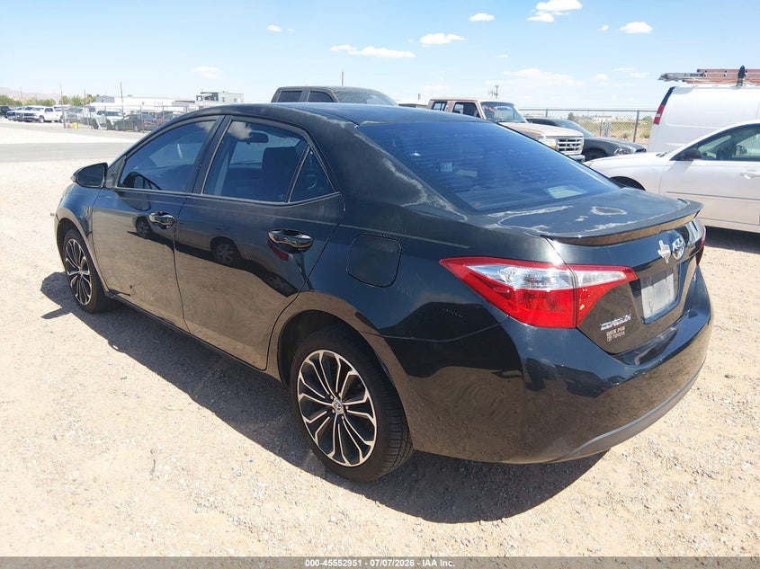 2016 Toyota Corolla VIN 5YFBURHE5GP510264 IAAI salvage auction — NORMAL WEAR, Original (Texas), sold $1,050 on 2026-07-29 (photo 3)