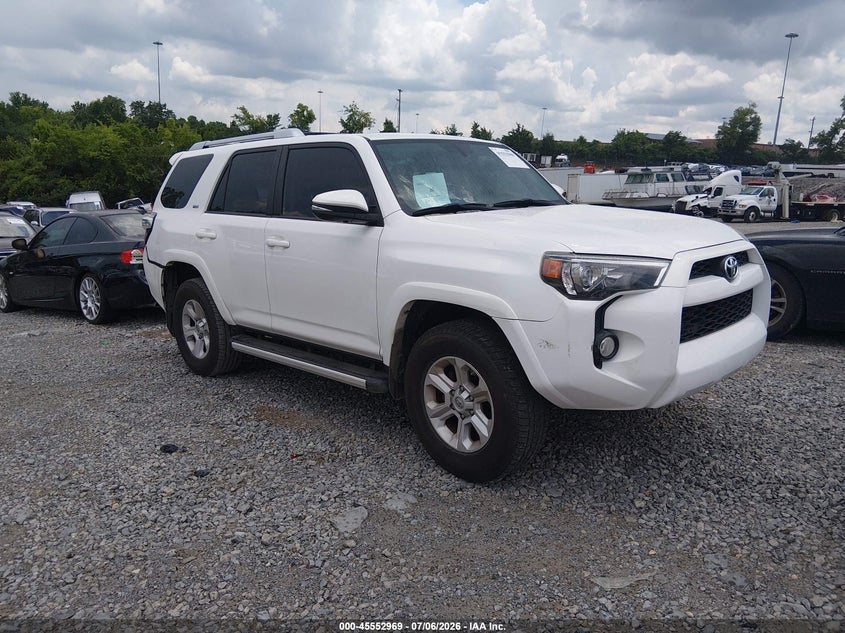 2016 Toyota 4runner VIN JTEBU5JR5G5327526 IAAI salvage auction — REAR END, Salvage (Tennessee), sold $12,500 on 2026-07-30 (photo 1)