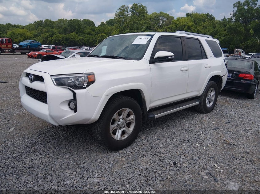 2016 Toyota 4runner VIN JTEBU5JR5G5327526 IAAI salvage auction — REAR END, Salvage (Tennessee), sold $12,500 on 2026-07-30 (photo 2)
